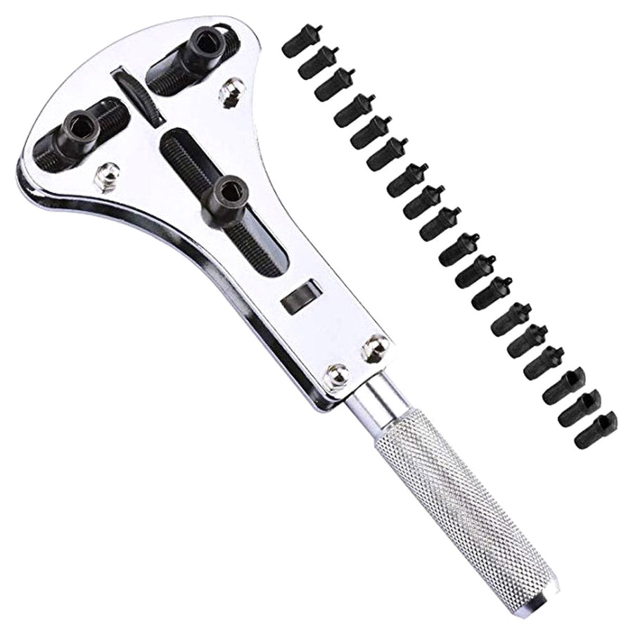 Complete Horlogemaker Gereedschap Set - Horloge Reparatie Set & Schroevendraaier Set - Horlogekast Opener - Horlogeband Inkortset - Ariko