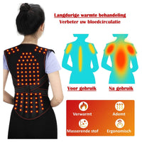 Thumbnail for Ariko Orthopädische XXL Turmalin Infrarot Massage Selbsterwärmend - Magnet - Rückenschmerzen - Rückenschmerzen - Rückenband - Rückenorthese - Inklusive Nackenband - Better Sleep - L-XL