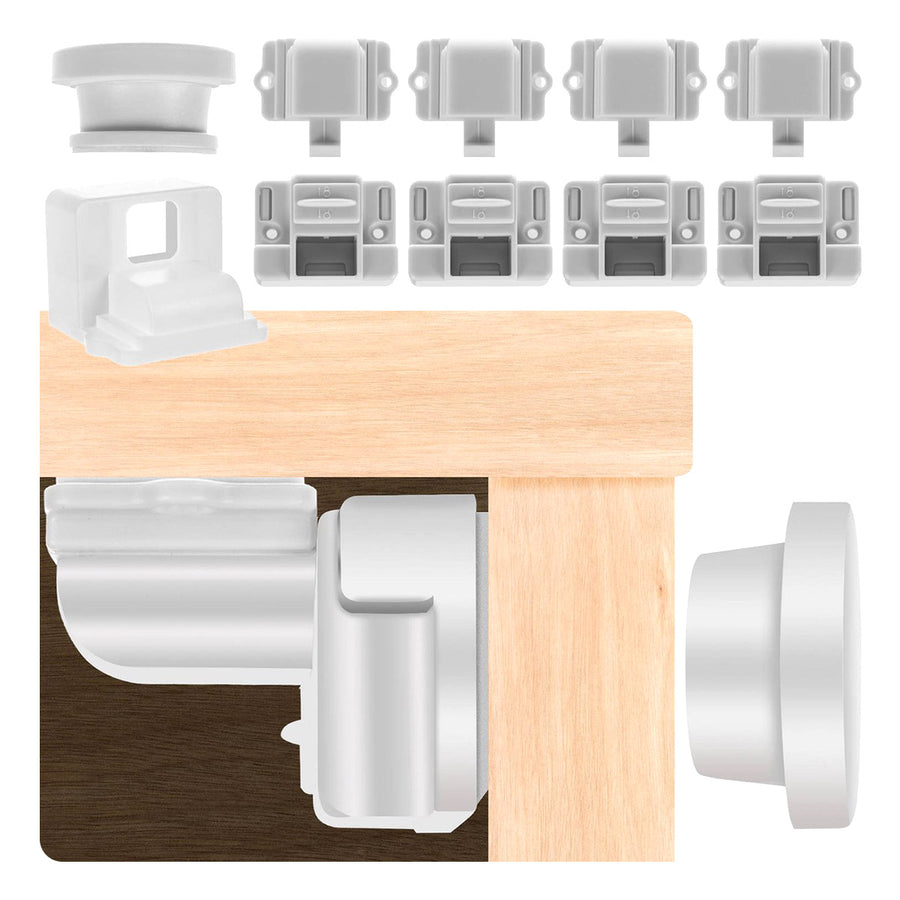 Kinderslot Kastjes - Kastslot - Veiligheid kinderen - Magneetslot - 4 stuks - Ariko