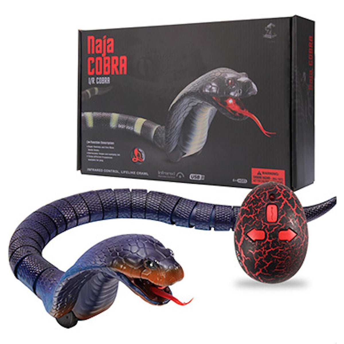 <tc>Ariko</tc> RC King Cobra - Funkgesteuerte Schlange - Genau wie das Original - Inklusive Batterien - USB wiederaufladbar