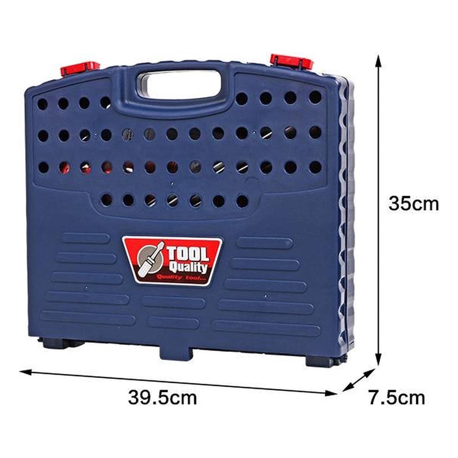 Ariko XL Werkbank voor kinderen – speelgoed – met werkende boormachine - in handige meeneem koffer - met accessoires - 67 delig - 70cm hoog - Inclusief 2 x Philips AA batterijen