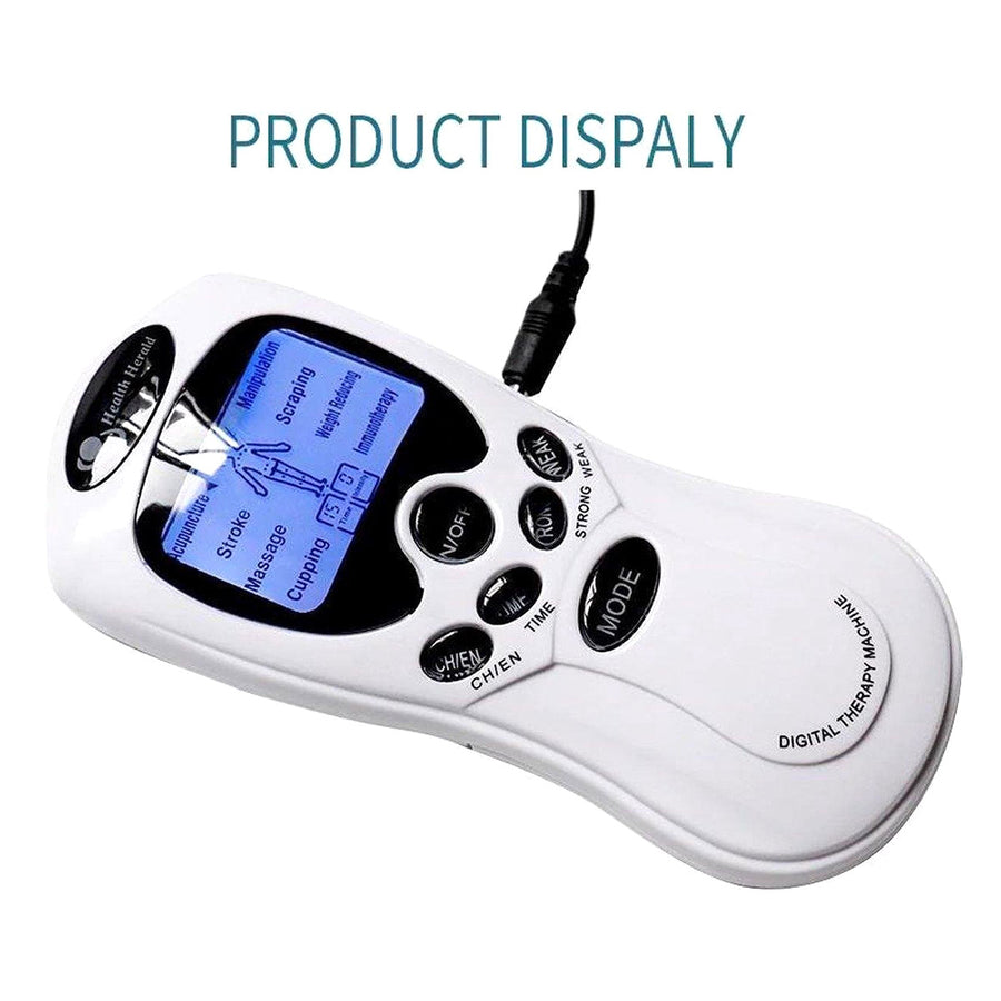 Elektrodentherapie Massage – 4 Elektroden Pads – Electro Stimulator voor Hele Lichaam – Ontspannen Spieren en Stimulatie Bloedcirculatie - Ariko