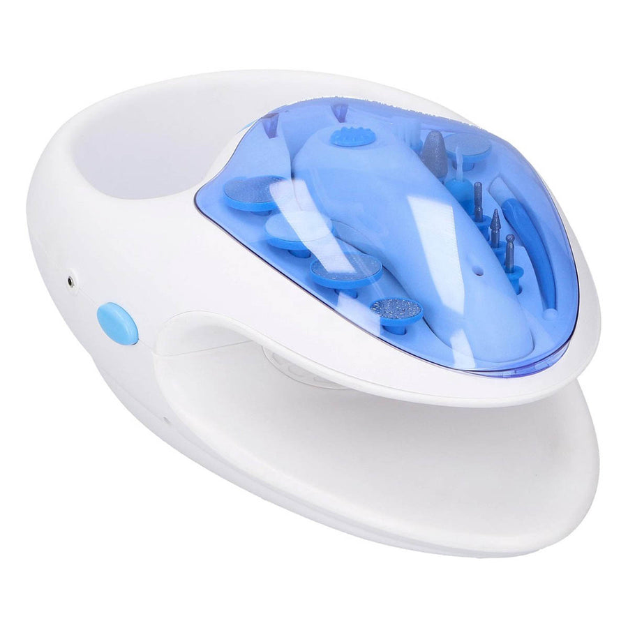 Set voor Manicure en Pedicure - Draadloos - Handspa - Nageldroger - 12 Accessoires - Ariko