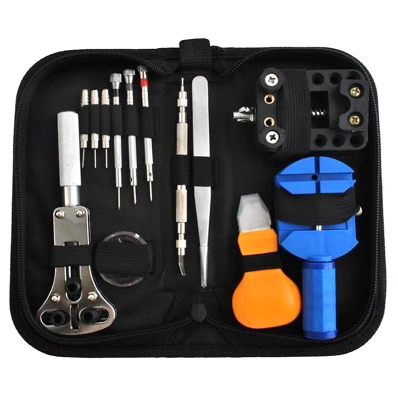 Complete Horlogemaker Gereedschap Set - Horloge Reparatie Set & Schroevendraaier Set - Horlogekast Opener - Horlogeband Inkortset - Ariko