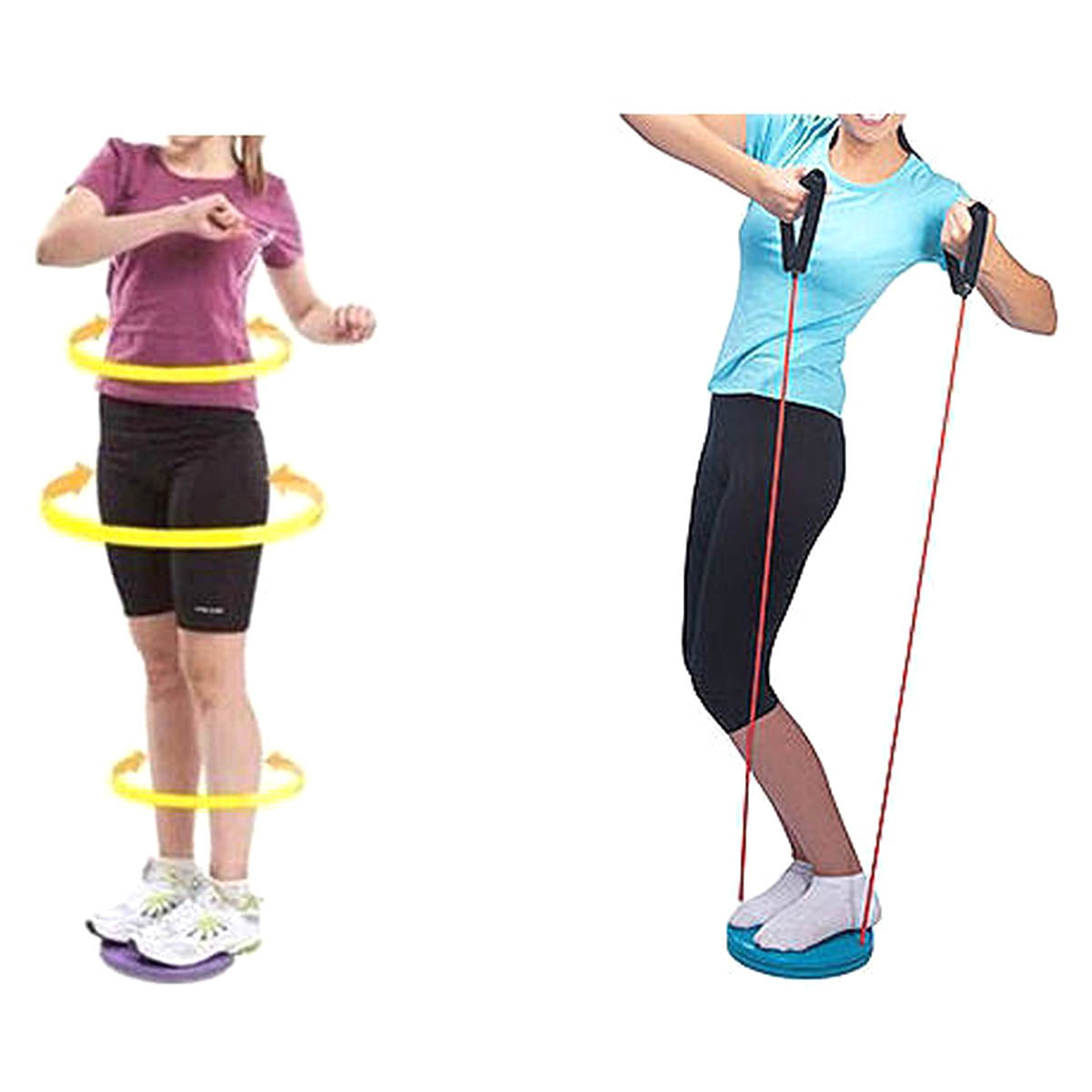 Ariko Cardio Twister – Taillen-Bauchtrainer – Bauchmuskeltrainer – Gleichgewichtstrainer – Workout – Balance Board – Heimtrainer – Blau