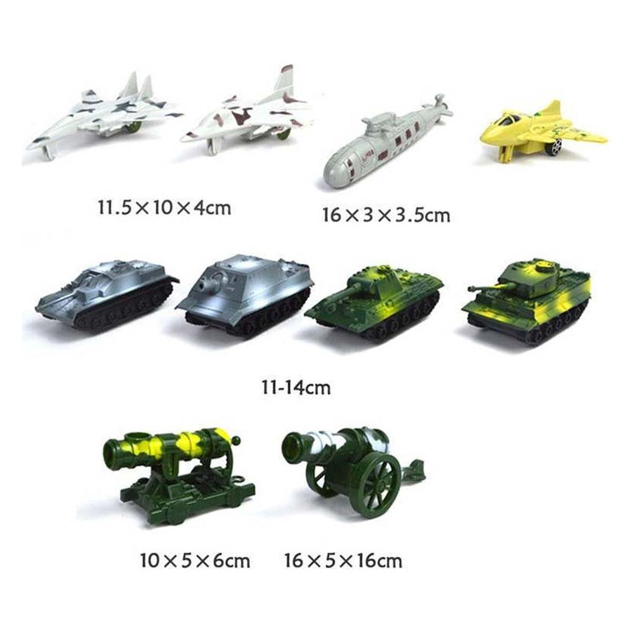 Ariko XXL Leger speelset 300 stuks | Inclusief tanks, vliegtuigen en gebouwen | Soldaten speelgoed | Soldaat set | | Army forces