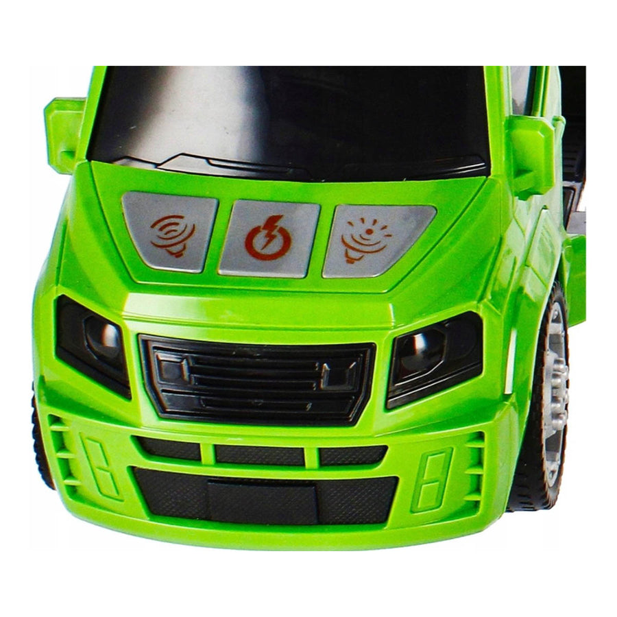 <tc>Ariko</tc> Dino transport truck - with 5 x dinosaurs - 2 x Dinosaurus egg - Various decoration - Including batteries