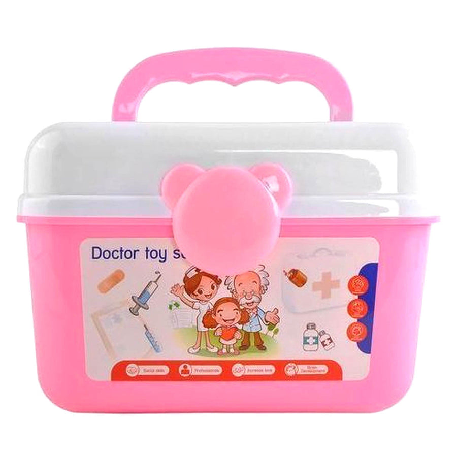 Dokterskoffer met Accessoires - Educatief Spel Speelgoed Dokterskoffertje - Dokter Speelgoed- Ziekenhuis Speelgoed - kinderspeelgoed-met Accesoires - Peuterspeelgoed - Kleuterspeelgoed - 24-delig - Ariko