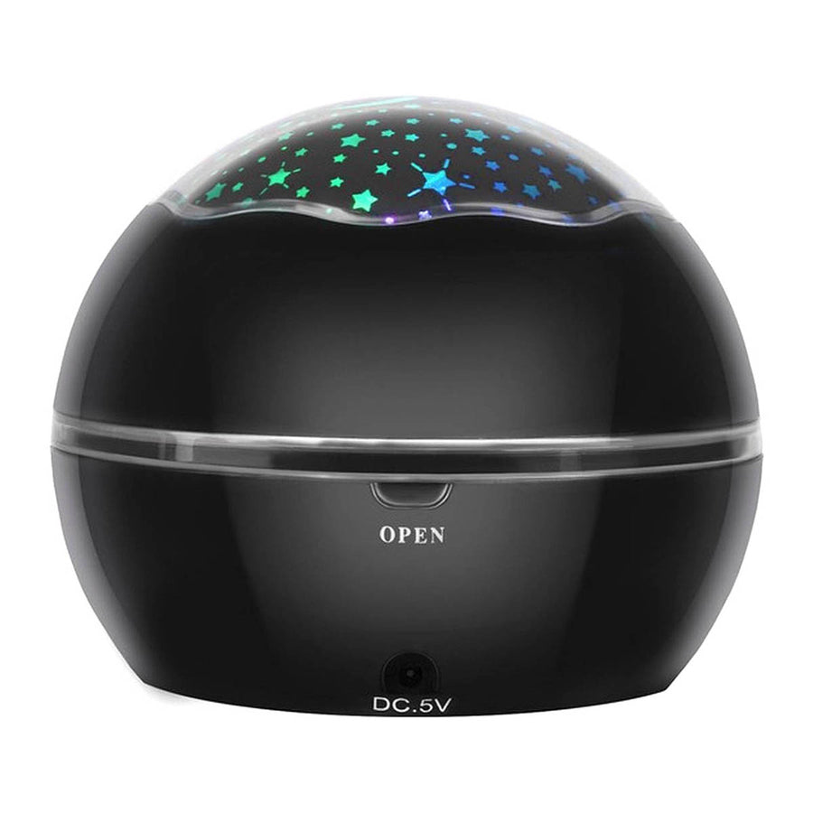 Ariko Nachtlampje Galaxy Projector Sterrenhemel - Sterren of zeedieren Projector - 6 Lichtkleuren - Nachtlampje Kinderen - Zwart