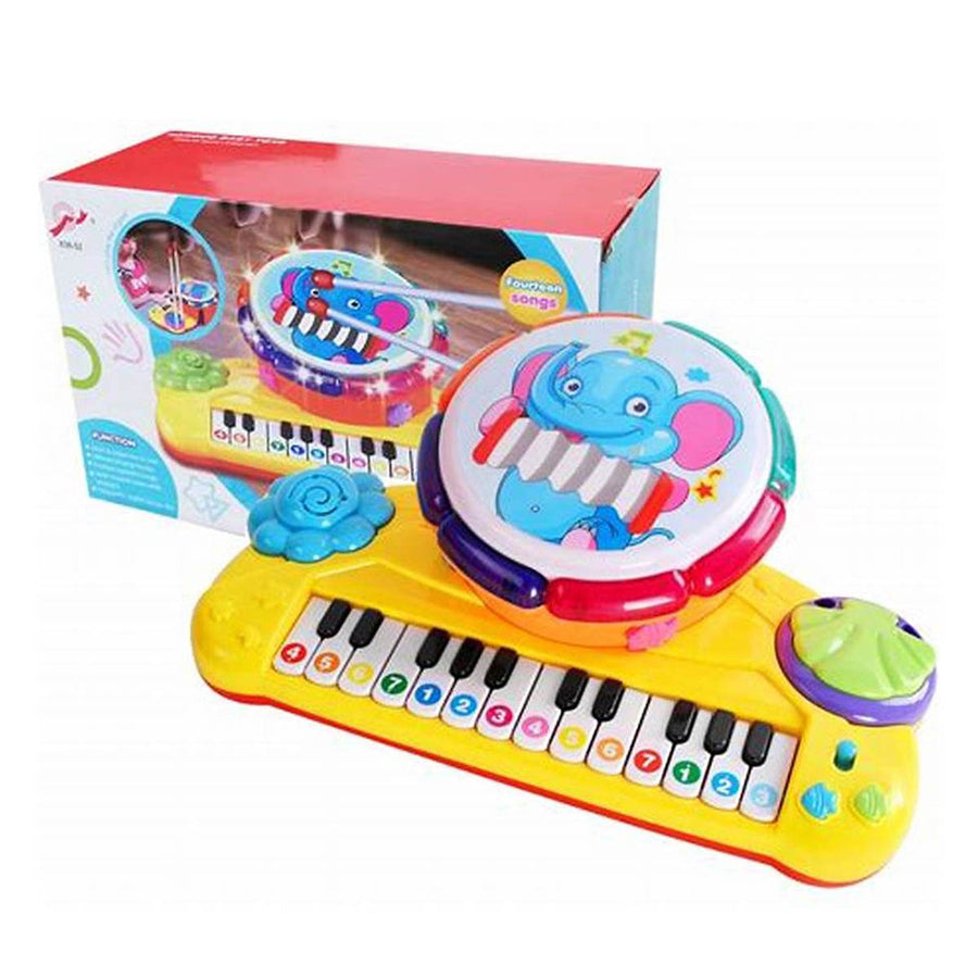 Ariko Multi-functionele drum piano - speel set - INCL BATTERIJEN