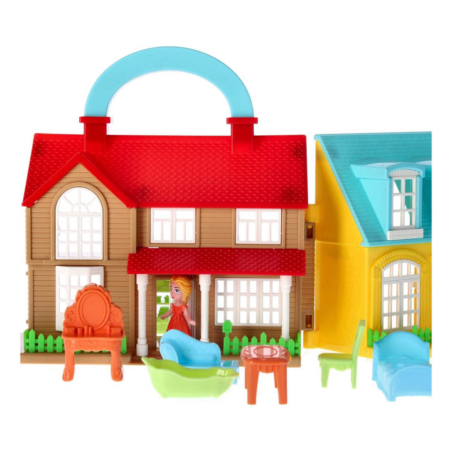 Ariko Luxe villa poppenhuis - Opvouwbaar tot koffertje