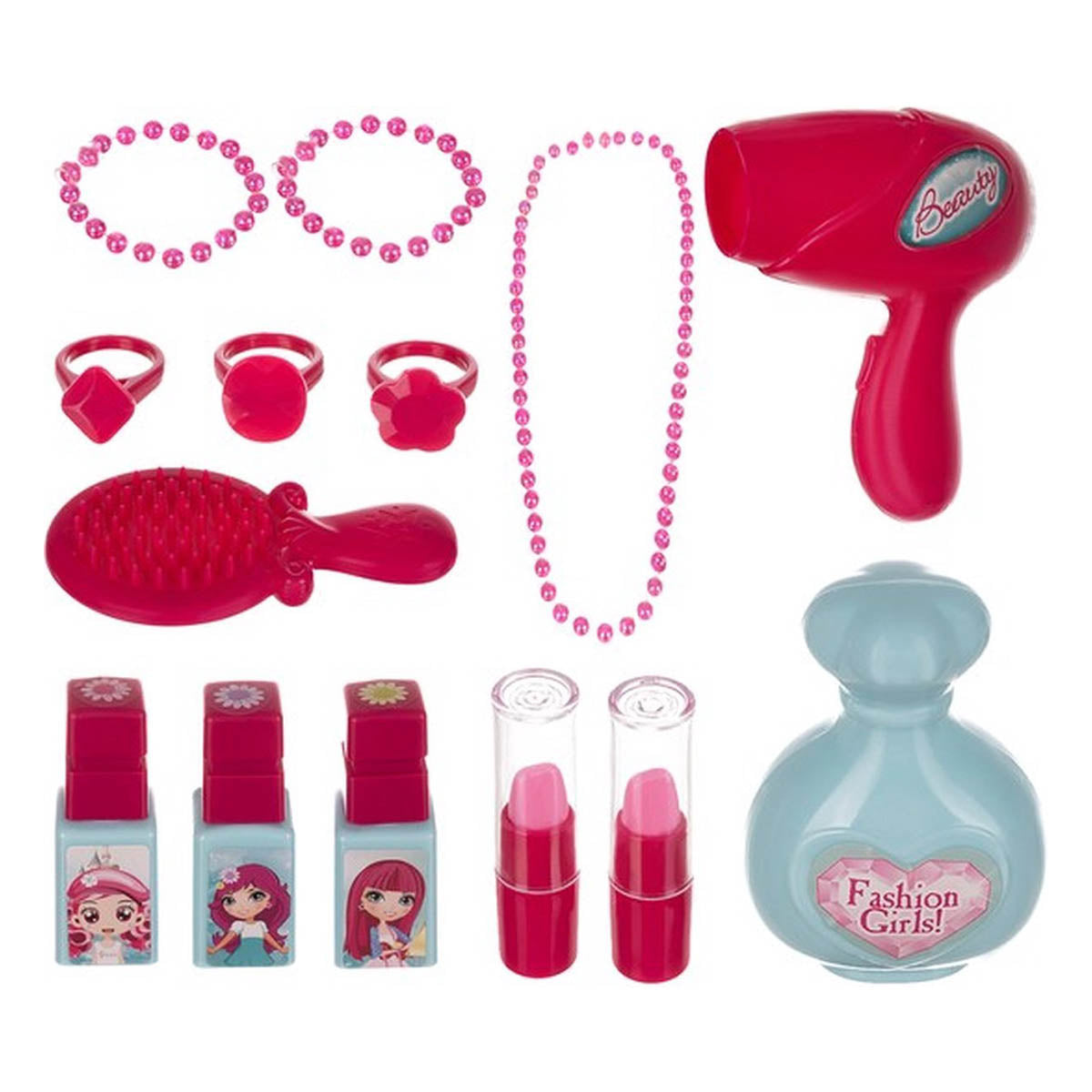 Ariko Schminkkoffer für Kinder – Tragbar – Pink – Stylist Toys
