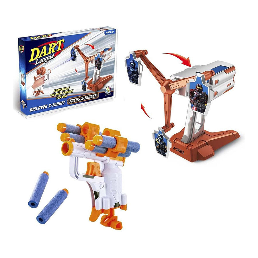 Ariko Schietspel Molen | Shooting Game | Target Shooting | Schietspel | Schietspel met draaiende targets | Nerf Pistool | NerfBlaster | Drinkspel | Schietspel voor Kinderen en Volwassenen | Inclusief batterijen