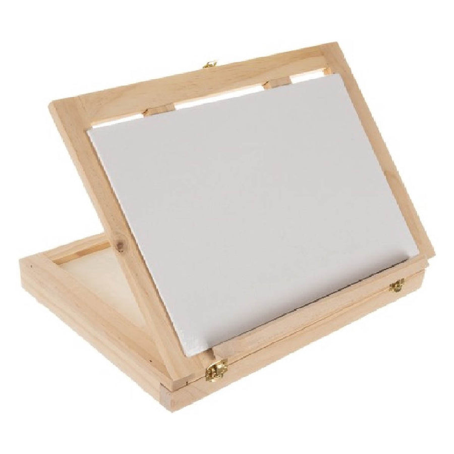 Ariko Portable Houten Schildersezel - Tekenkoffer - Tafelezel - Tekenset - Draagbare Ezel - 46 Delig