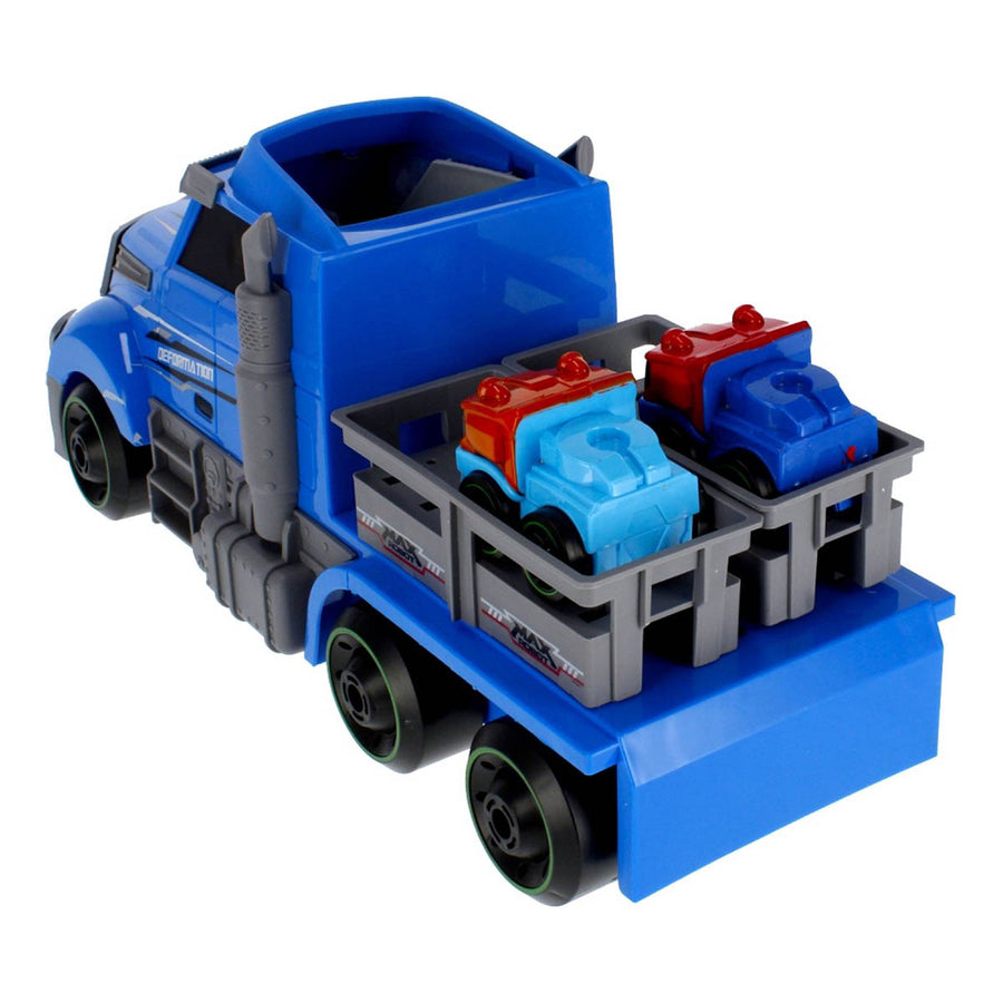 Ariko Truck launcher met 2 stuks robot auto's - inclusief verkeersborden