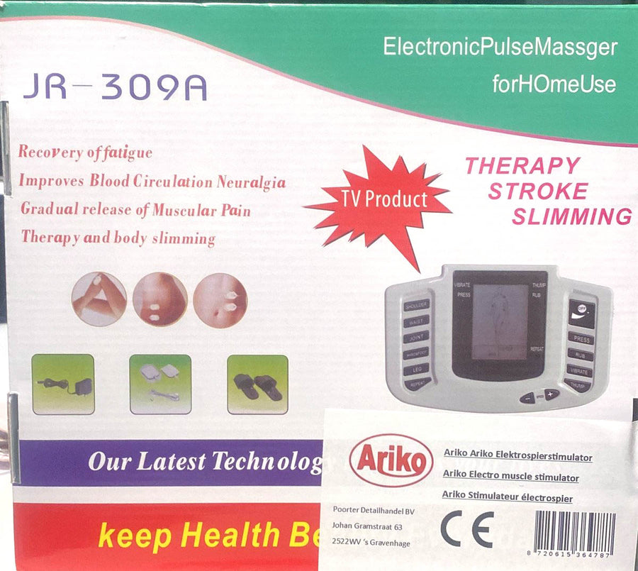 <tc>Ariko</tc> Electro muscle stimulator - Massage tabs - EMS therapy - Stimulator - Electrode therapy