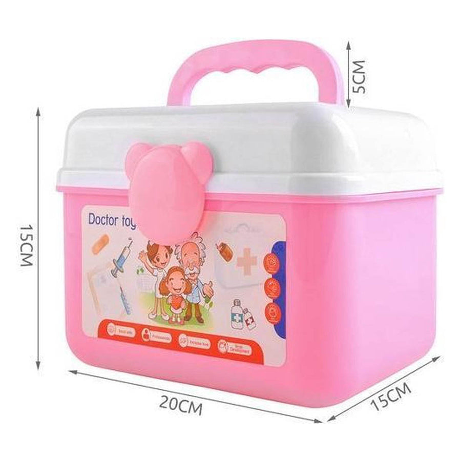 Dokterskoffer met Accessoires - Educatief Spel Speelgoed Dokterskoffertje - Dokter Speelgoed- Ziekenhuis Speelgoed - kinderspeelgoed-met Accesoires - Peuterspeelgoed - Kleuterspeelgoed - 24-delig - Ariko