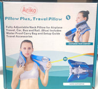 Thumbnail for <tc>Ariko</tc> oreiller de voyage enveloppant - Support de nuque - Oreiller de nuque - Réglable - Oreiller de soutien - Confort de voyage
