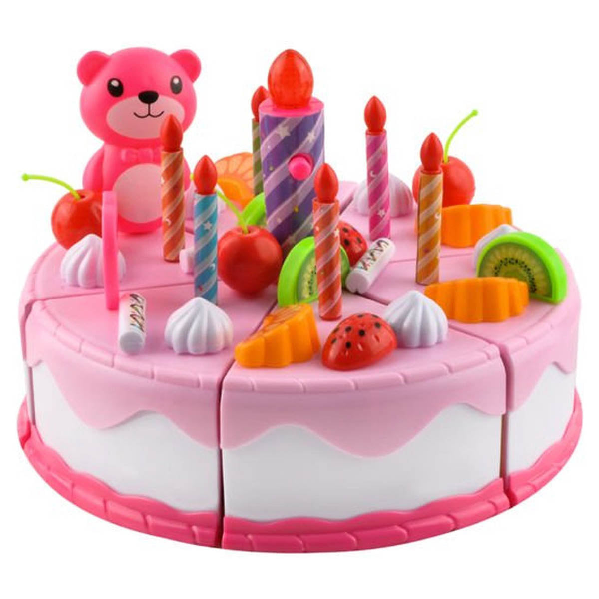 Ariko 80 Delige Verjaardagstaart - Cupcake - Taart - Keuken attributen - met geluid - inclusief batterijen