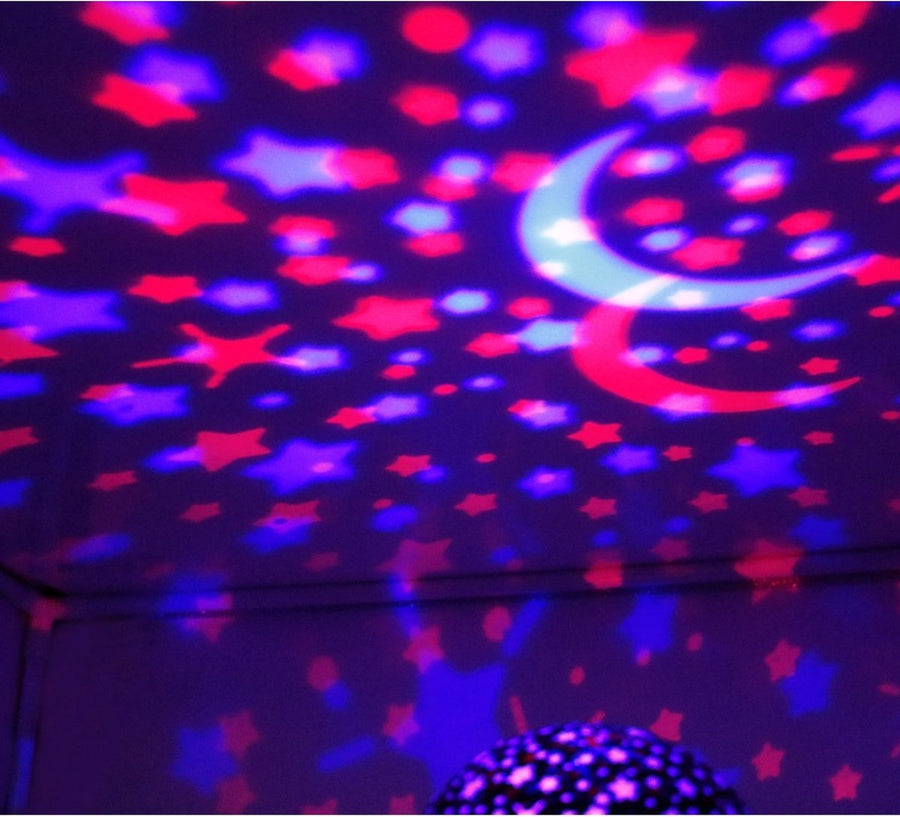 Ariko Nachtlampje Sterren Galaxy Projector Sterrenhemel Star Projector - Sterren of zeedieren Projector - 6 Lichtkleuren - Nachtlampje Kinderen - Blauw