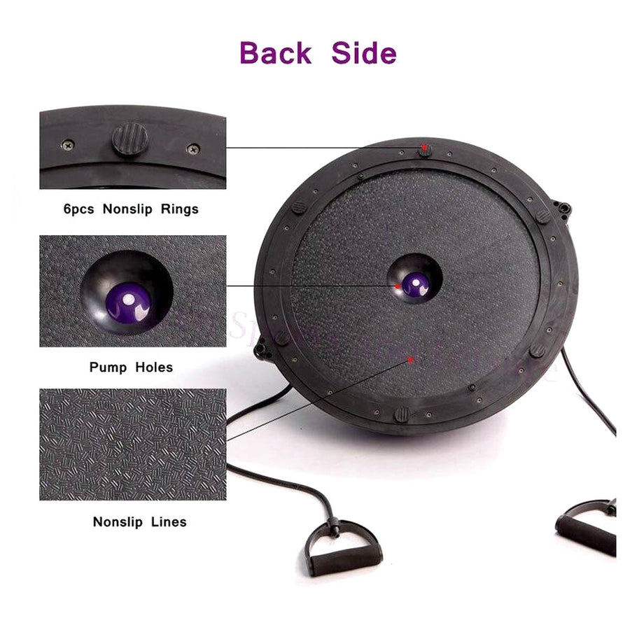 Ariko Professionele Balance Board met Weerstandsbanden - Balanstrainer - Evenwichtsbal - Full body trainer - Inclusief Pomp