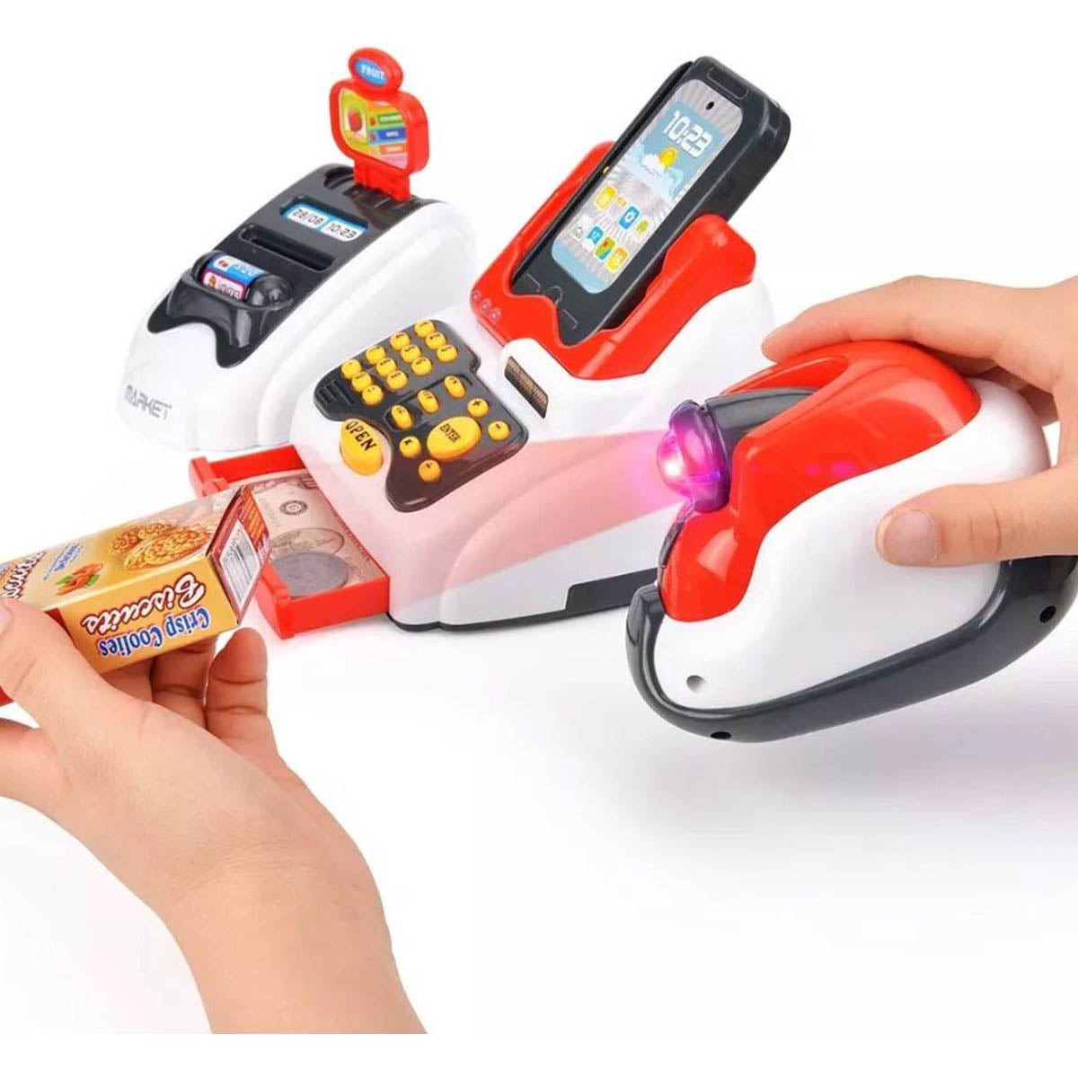 Ariko Supermarché Playset - Jouets Enfants - Boutique Jouets Enfants - Jouets Caisse Enregistreuse - Incl Batteries
