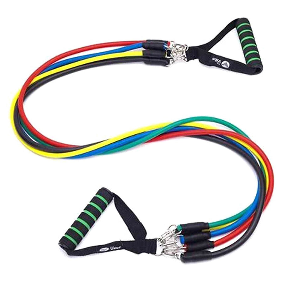 Ariko Professionele Fitness Elastiek set 5 stuks - Sport elastieken - Verschillende weerstanden - Diverse kleuren