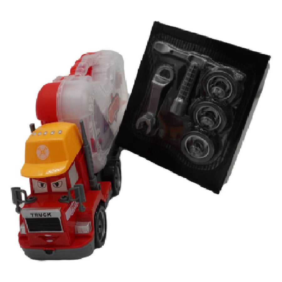 Ariko Transport Vrachtwagen Set - DIY onderdelen - 15 Delig - Incl Tools