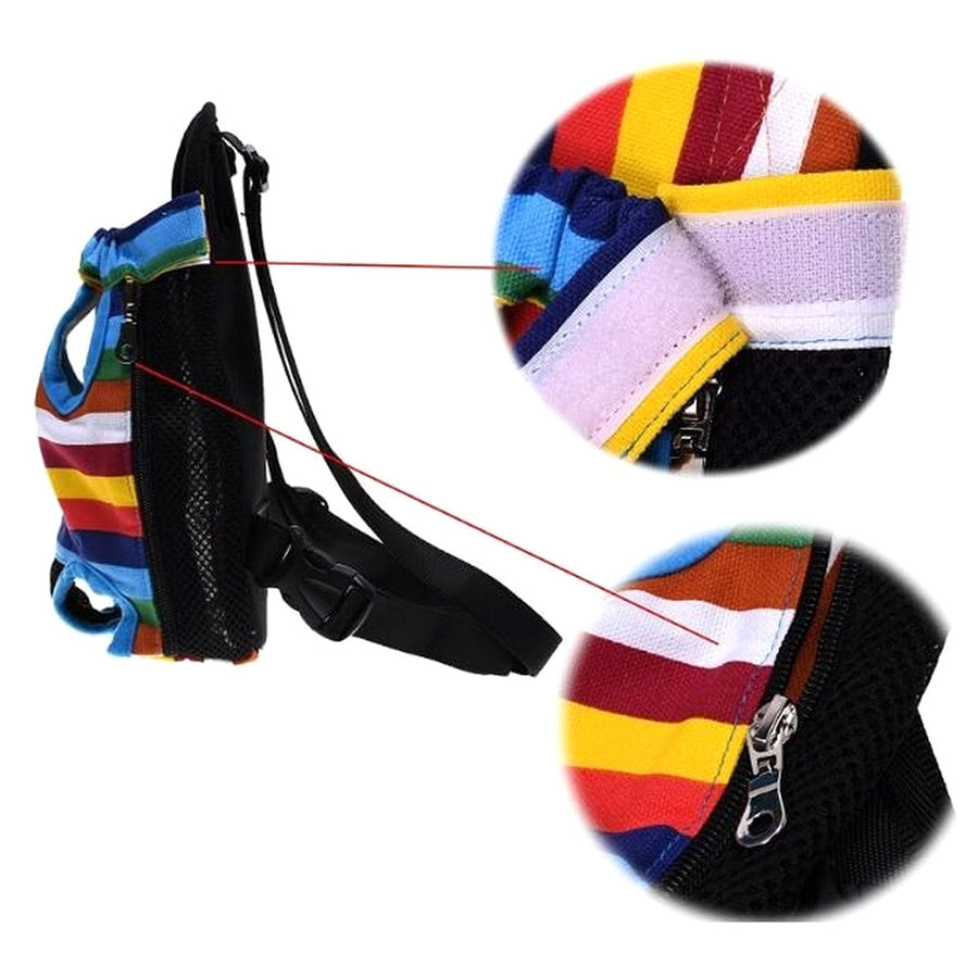 Ariko honden draagzak - rugzak - draagtas - hondenrugzak - hondendraagzak - ook voor uw kat - regenboog