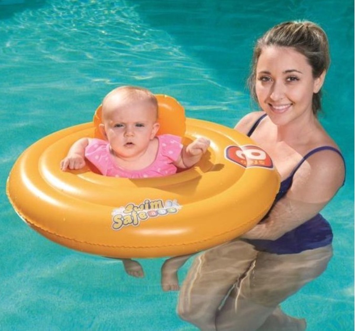 <tc>Ariko</tc>  Anneau de natation pour bébé - Anneau de natation pour bébé avec siège - Flotteur pour bébé - Anneau de natation pour bébé - 69 cm