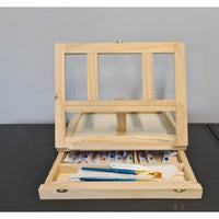 Thumbnail for <tc>Ariko</tc> Portable Wooden Easel - Drawing Case - Table Easel - Drawing Set - Portable Easel - 46 Pieces