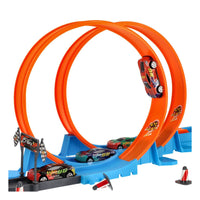 Thumbnail for <tc>Ariko</tc> Double track race track - 40 parts - two loupes - two lounchers in 4 gears - 3 in 1 - 4 cars - with points system