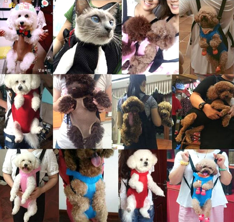 Ariko honden draagzak - rugzak - draagtas - hondenrugzak - hondendraagzak - ook voor uw kat - regenboog