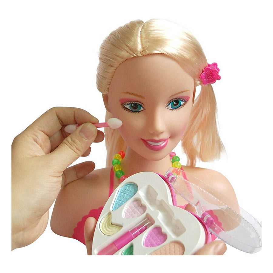 Ariko - Haubenkopf mit Schminkset und Haarschmuck 24 Stück - 22cm