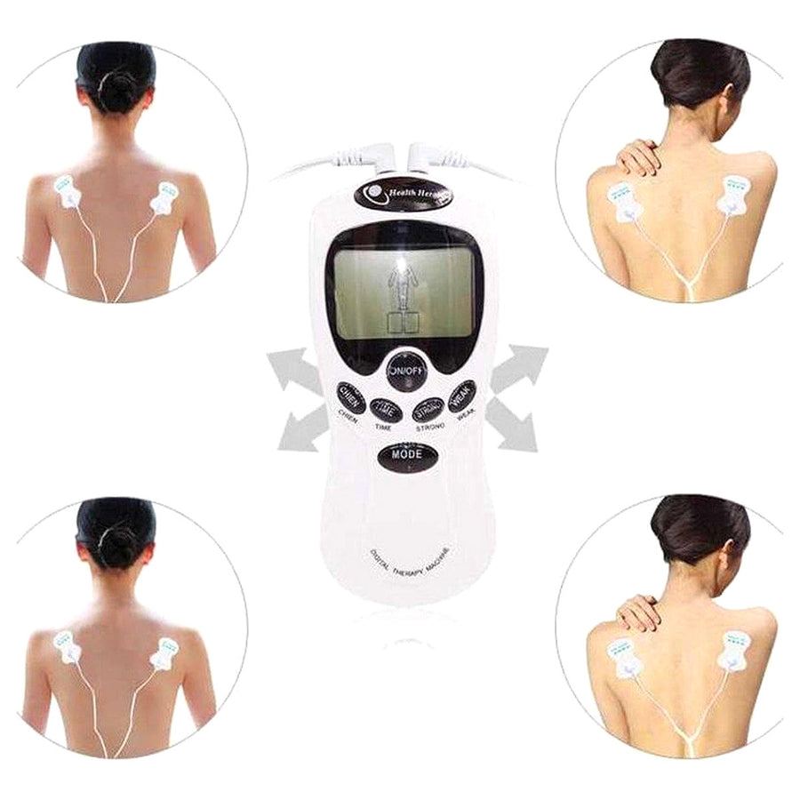 Elektrodentherapie Massage – 4 Elektroden Pads – Electro Stimulator voor Hele Lichaam – Ontspannen Spieren en Stimulatie Bloedcirculatie - Ariko