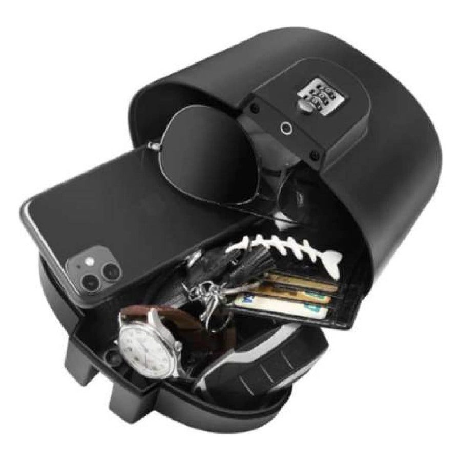 <tc>Ariko</tc> Portable safe - Beach safe - 3 digit Code lock - Portable safe - Safe with combination lock - Car safe - Travel safe - Black