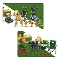 Thumbnail for Ariko XXL Army Spielset 300 Teile | Beinhaltet Panzer, Flugzeuge und Gebäude | Soldatenspielzeug | Soldatenset | | Streitkräfte