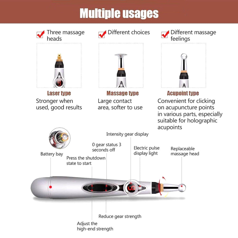 <tc>Ariko</tc> Electronic Acupuncture Massage Pen - Therapy Pen Massager - Pain Aid - Massage Pen