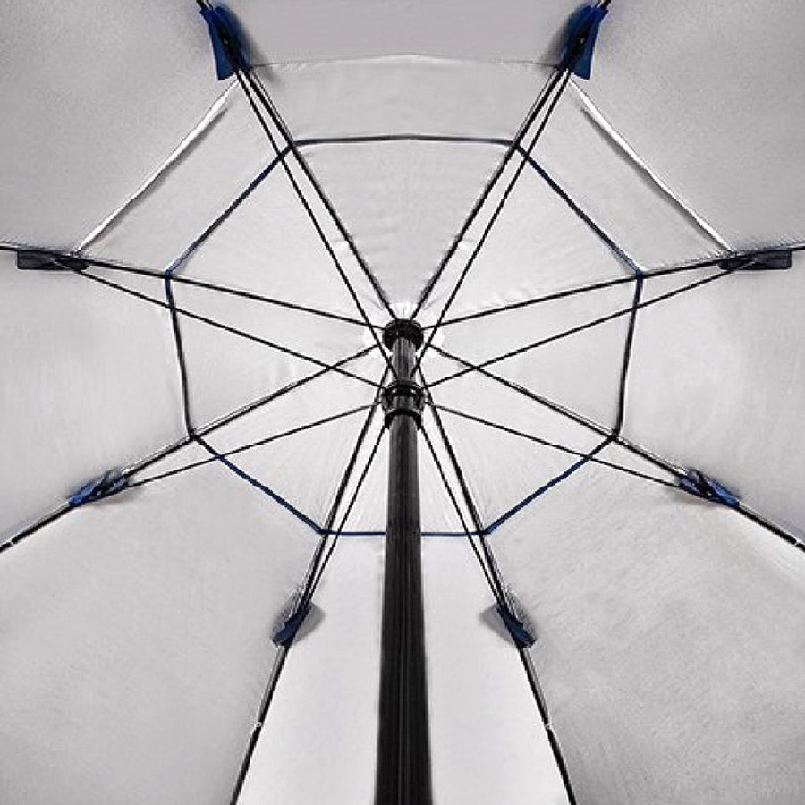 Ariko Parasol Strandtent - Windscherm - Zonnescherm - Strandtent - Parasol schelp - Ø 260cm Blauw met hoes