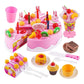 Ariko Zingende Speelgoedtaart met accessoires | Verjaardagstaart | 75 delig | Roze | Speelset | Inclusief batterijen