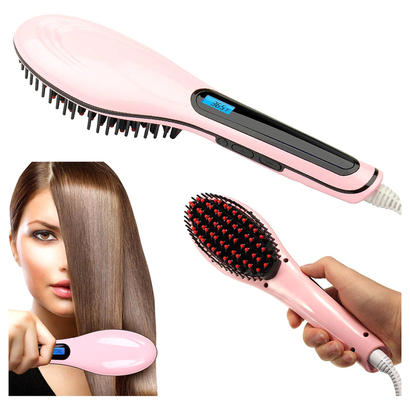 Ariko Elektrische Stijlborstel - Keramische Warmteborstel - Straightener - Brush - Tempratuurregeling