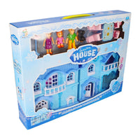 Thumbnail for Ariko Dollhouse My New Home Snow and Ice Series - Medium - Spectacle de musique et de lumière - comprenant un dossier de jardin et des meubles de cuisine et de chambre - comprenant 2 piles AA de Philips
