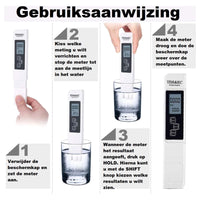 Thumbnail for Ariko Professionele Waterhardheidsmeter - Accurate 3-in-1 TDS, EC, en Water Temperatuur Meter - inclusief batterij