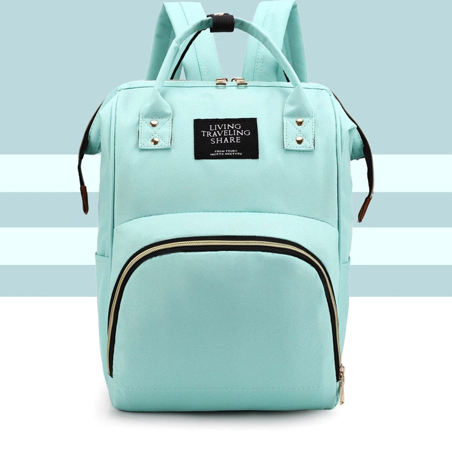 Ariko Luiertas Rugzak - Groen - Inclusief Flessenwarmhouder met Isoleervak - Kinderwagenhaken - Grote Capaciteit - Waterafstotend