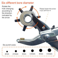 Thumbnail for <tc>Ariko</tc> Revolver pliers 203-piece set - punch pliers - eyelet pliers - ring pliers - eyelet pliers - eyelet pliers - Snap fastener pliers - Belts & Leather - with supplies