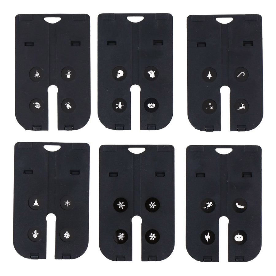 Projectorlamp - LED - 24 figuren - Kerst en Halloween - Binnen en Buiten - Ariko