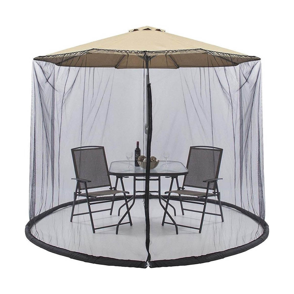 <tc>Ariko</tc> Fly curtain for Parasol - mosquito net - mosquito net - mosquito net - with weighted edge