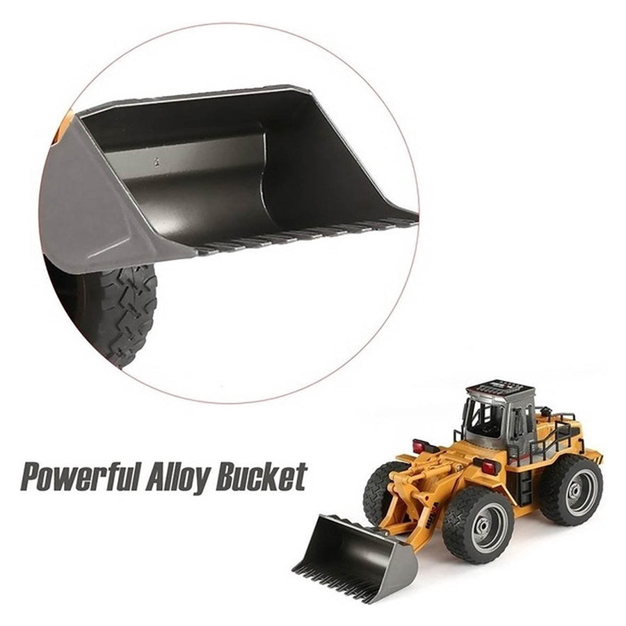 Ariko RC Bulldozer - Afstand bestuurbaar - Radiografische Graafmachine - Met Interne Accu - 2.4Gz - Schaal 1:18 - Incl Batterijen