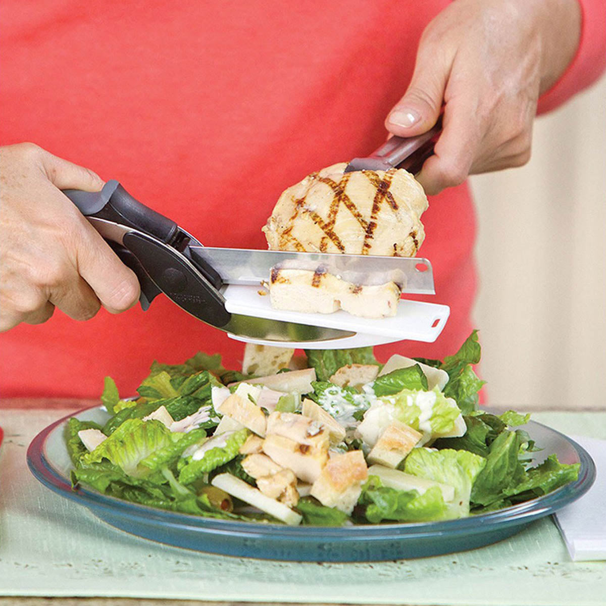 <tc>Ariko</tc> Clever Cutter 2in1 Cutting Board and Knife - Kitchen Scissors - Kitchen Aid - Kitchen Utensils