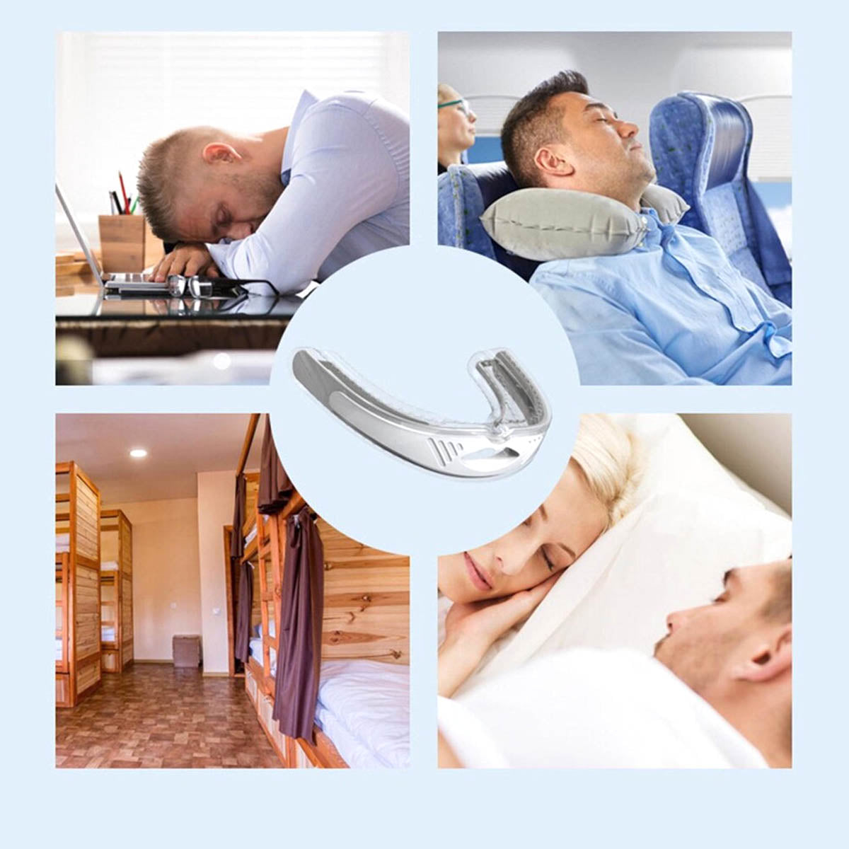 <tc>Ariko</tc> Snoring Mouthpiece - Perfect Grip | White | Easiest solution to stop snoring | Anti Snoring Bracket | Anti snoring bit | No more snoring | Apnea | Mandibular Reposition Device - MRA | FDA Compliant